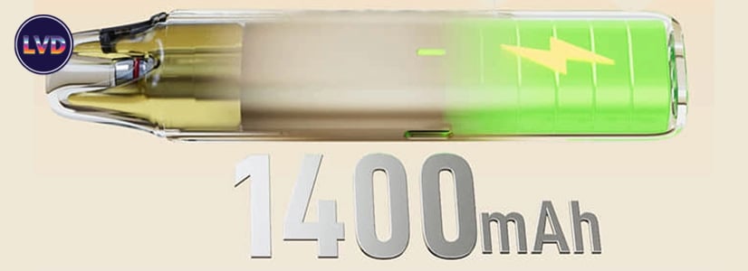 Grande autonomie du Kit Vibe SE 2 Vaporesso 